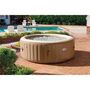 Voir la diapositive 3 : INTEX Spa gonflable INTEX - Sahara - 196 x 71 cm - 4 places - Rond - 28426FR + Lumiere d'ambiance LED