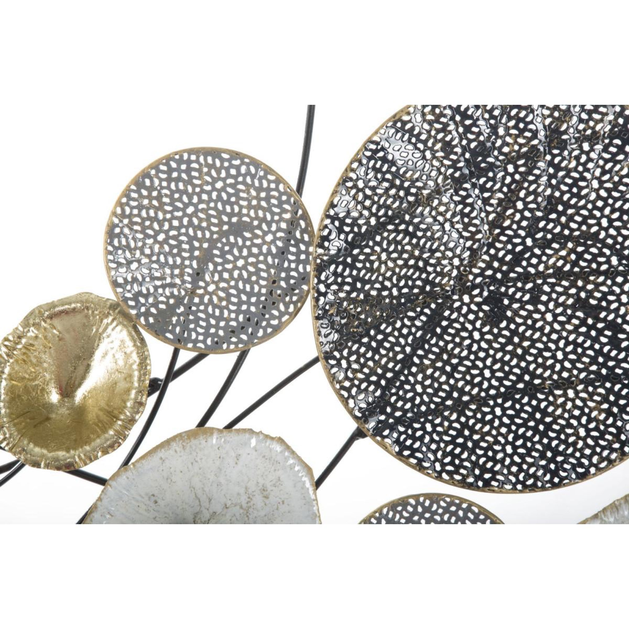 Voir la diapositive 2 : Paris Prix Décoration murale en métal  grille  135cm multicolore