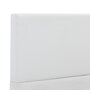 VIDAXL Cadre de lit Blanc Similicuir 120 x 200 cm