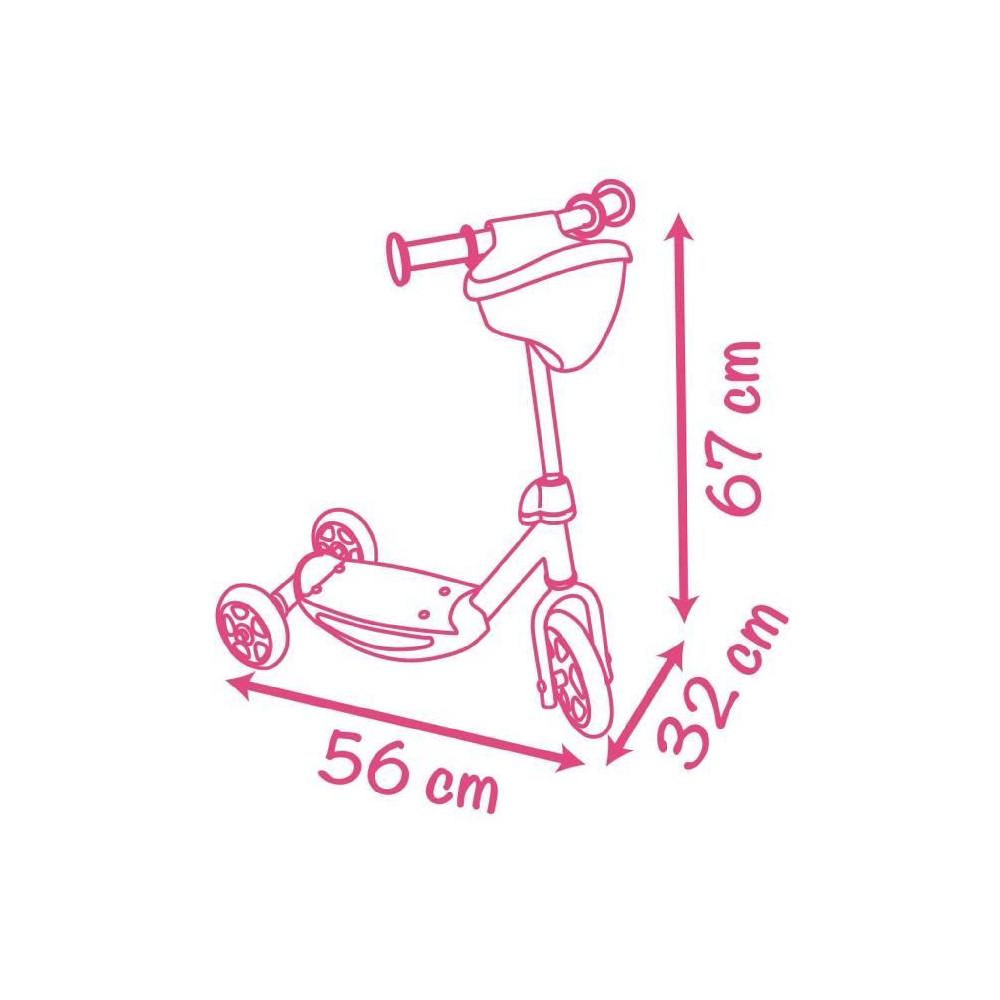 Voir la diapositive 3 : SMOBY SMOBY Corolle Patinette 3Rdes 3 ans