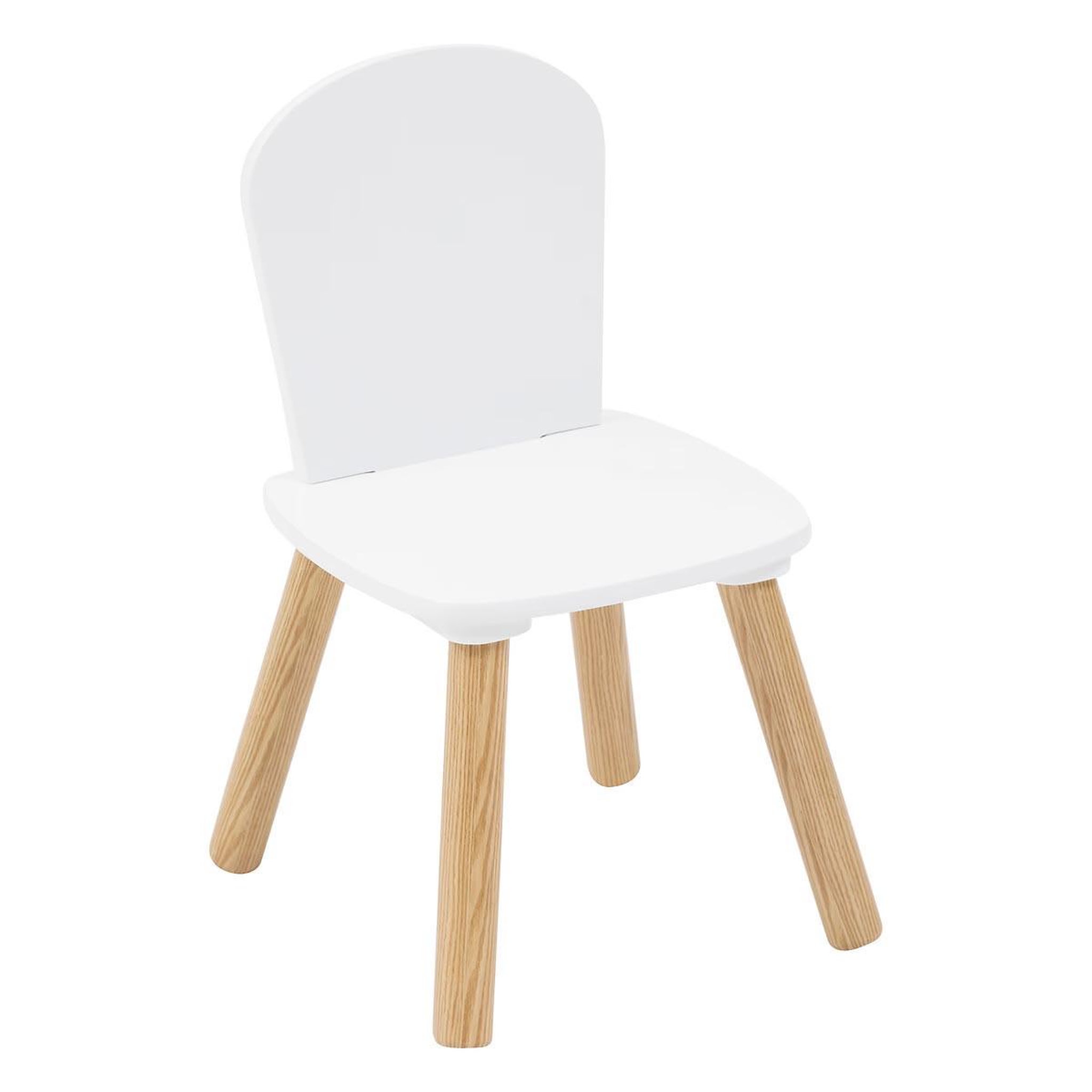Voir la diapositive 2 : Atmosphera Kids Table enfant & 2 chaises  alex  58cm blanc