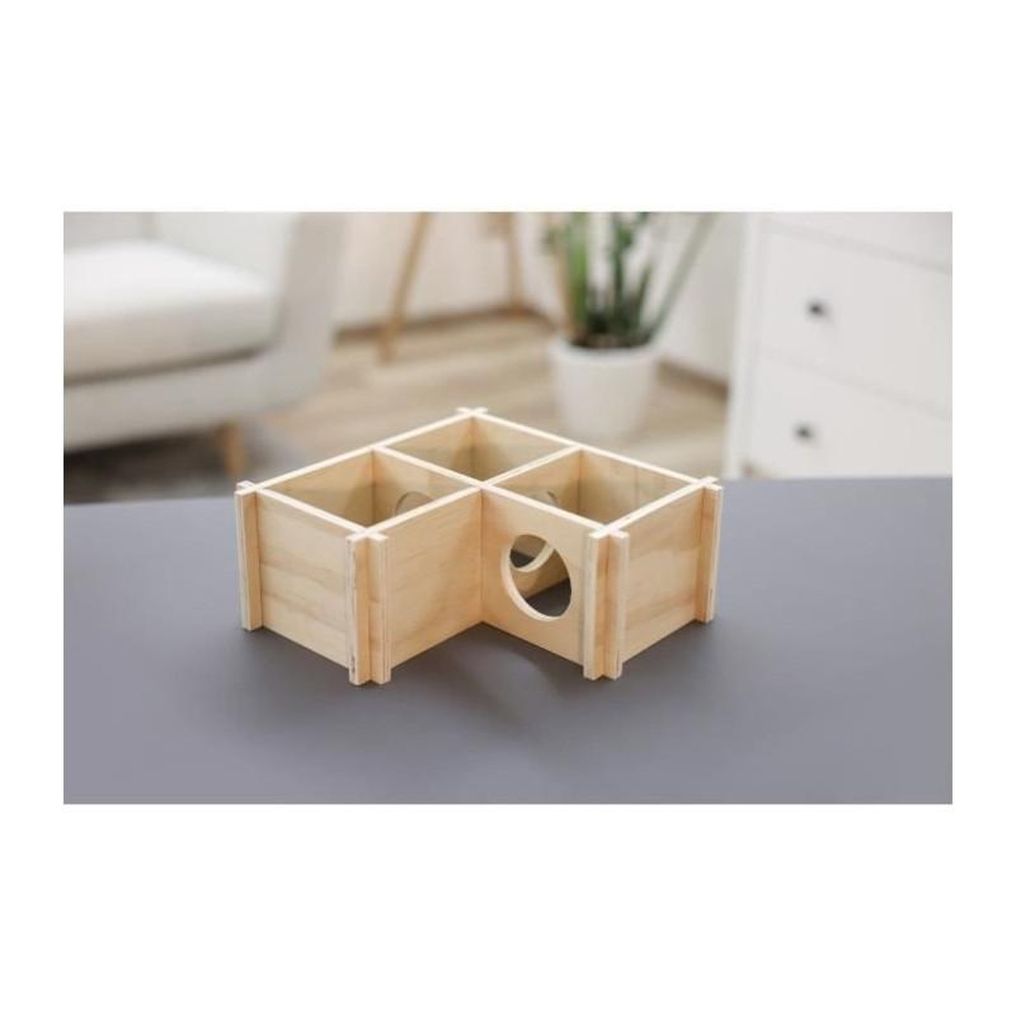 Voir la diapositive 3 : KERBL Maison pour petit rongeur - KERBL - 81828 - 24 x 24 x 11 cm