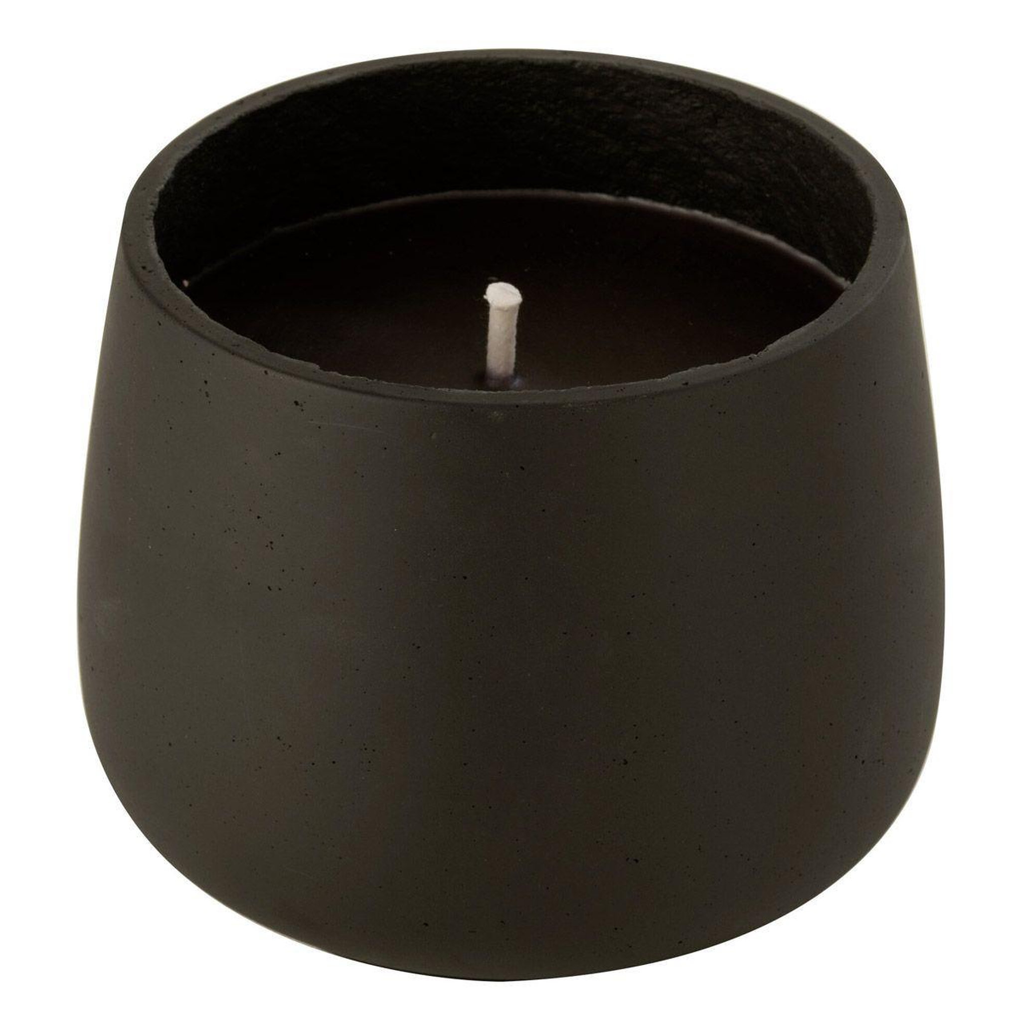 J-LINE Bougie extérieure ciment  brittney  16cm noir