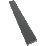 Habitat et Jardin Lot de 3 lames de terrasse composite pleines - Long: 2,4m - 1m2- Gris foncé