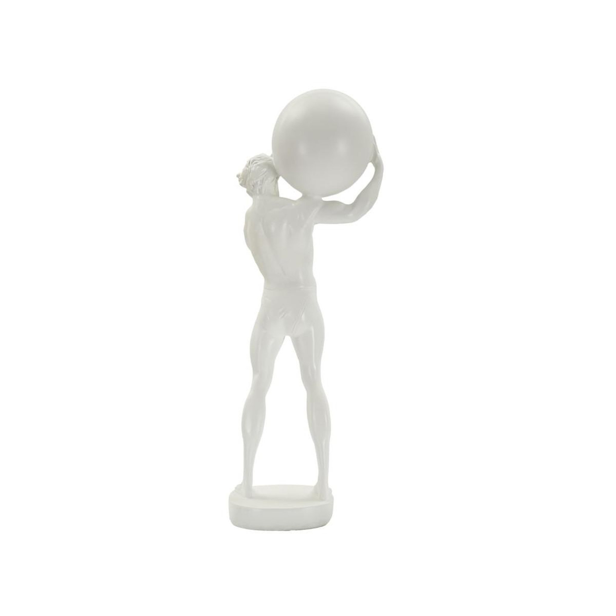 Voir la diapositive 3 : Paris Prix Statuette homme athlétique  atlas  50cm blanc