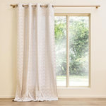 Paris Prix Rideau à Œillets Imprimé  Saharis  140x280cm Beige