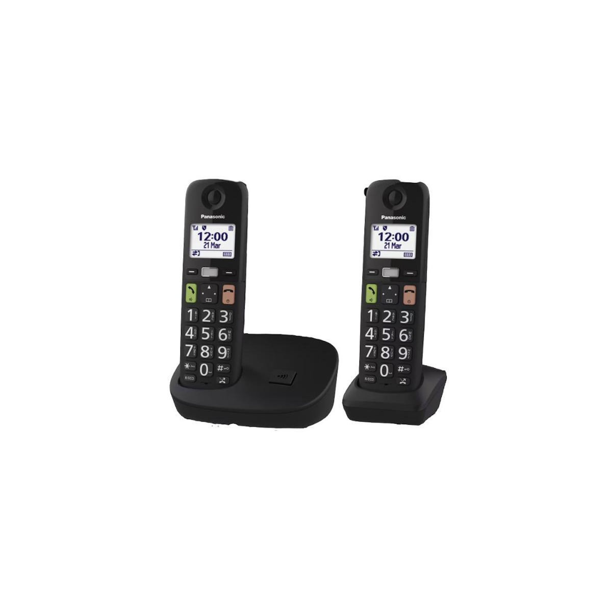 PANASONIC Téléphone sans fil KX-TGU112EXB