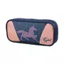 Bagtrotter BAGTROTTER Trousse scolaire rectangulaire Cybel Cheval Licorne Bleu