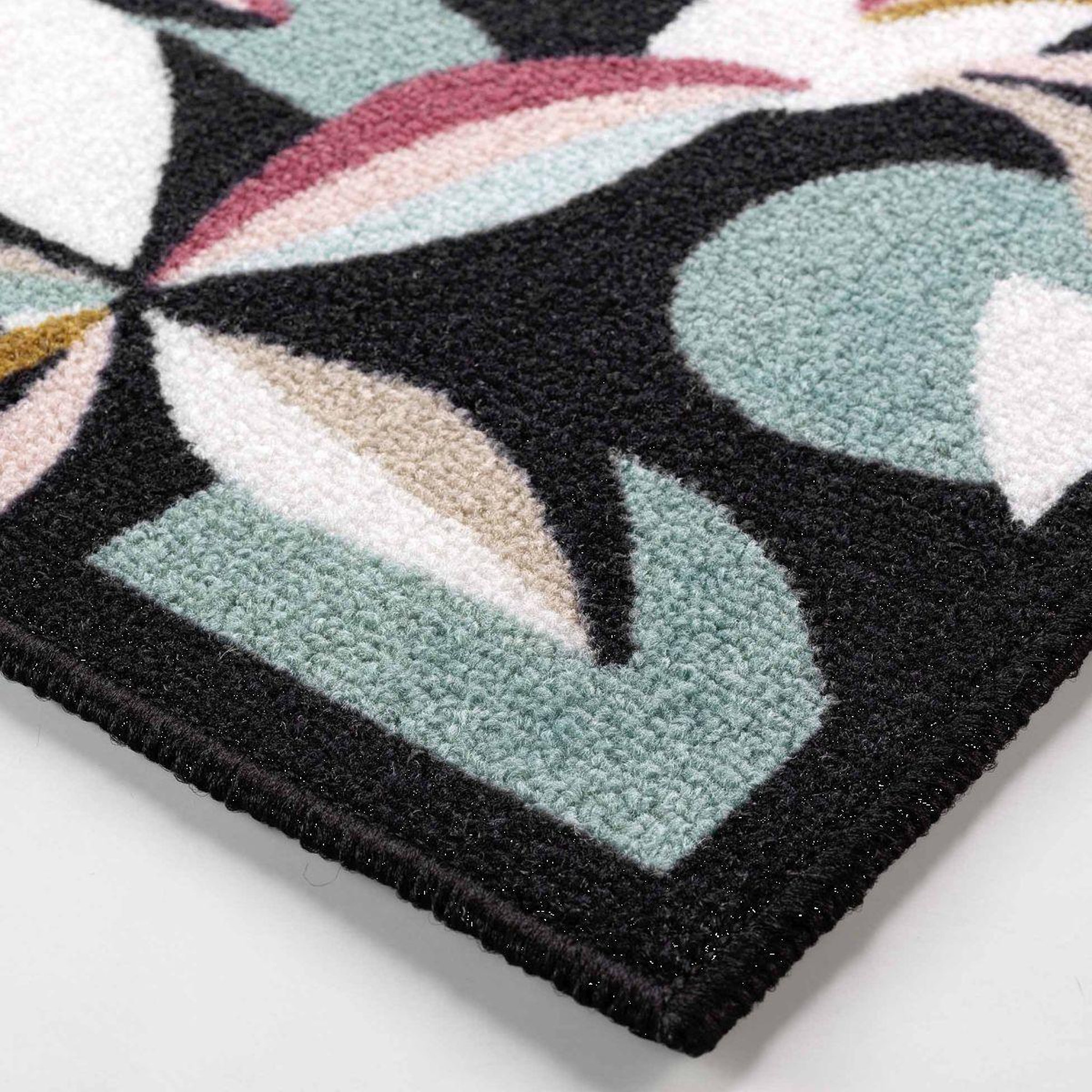 Voir la diapositive 2 : Douceur d'Intérieur Tapis imprimé  lavinia  50x120cm multicolore