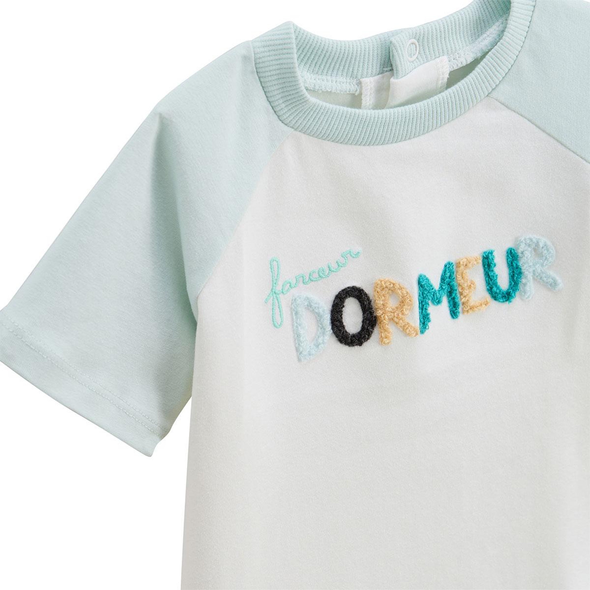 Voir la diapositive 2 : Petit BÃ©guin Pyjama short enfant 2 pièces bento