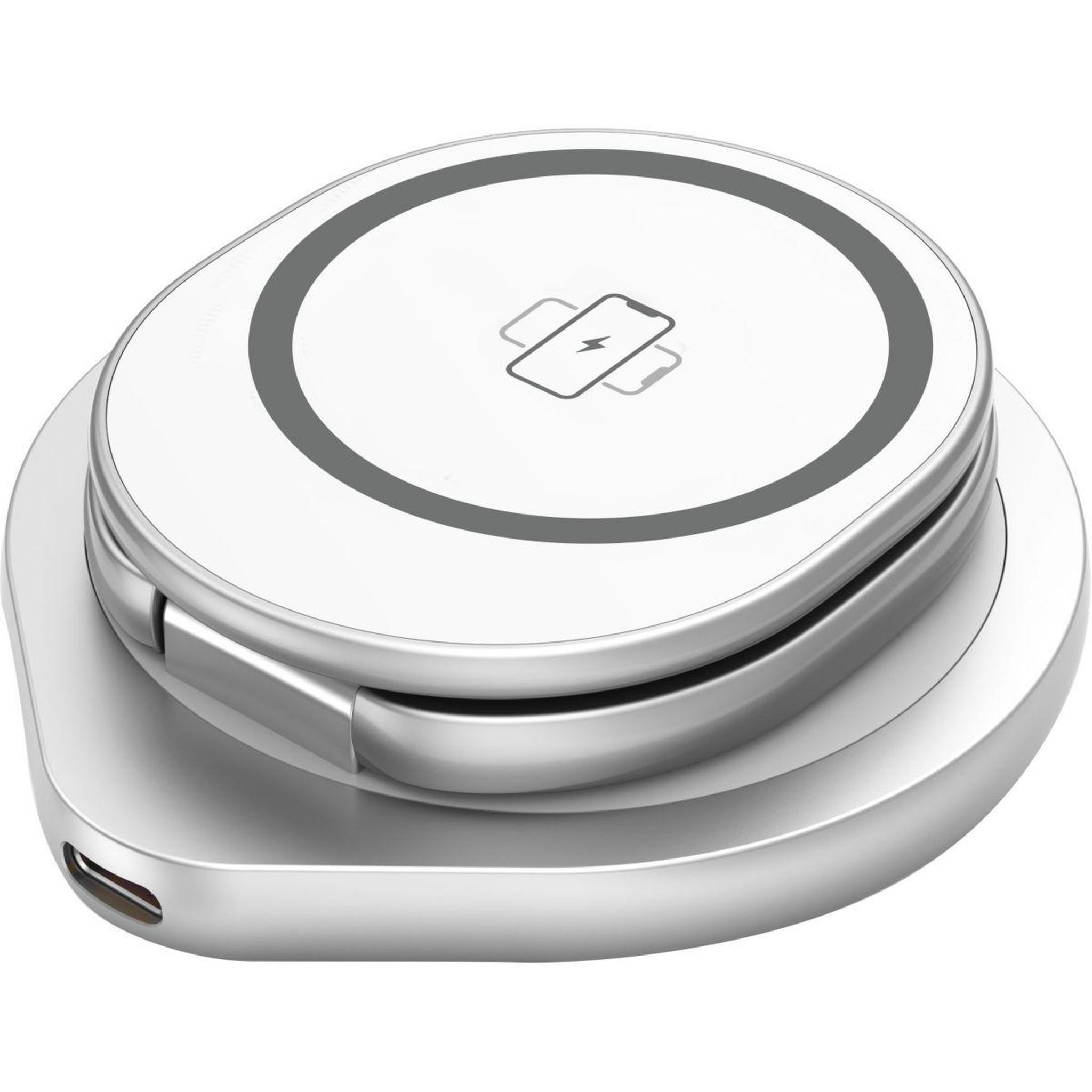 Voir la diapositive 5 : FORCE POWER Station de charge magsafe pliable 3en 1 15w