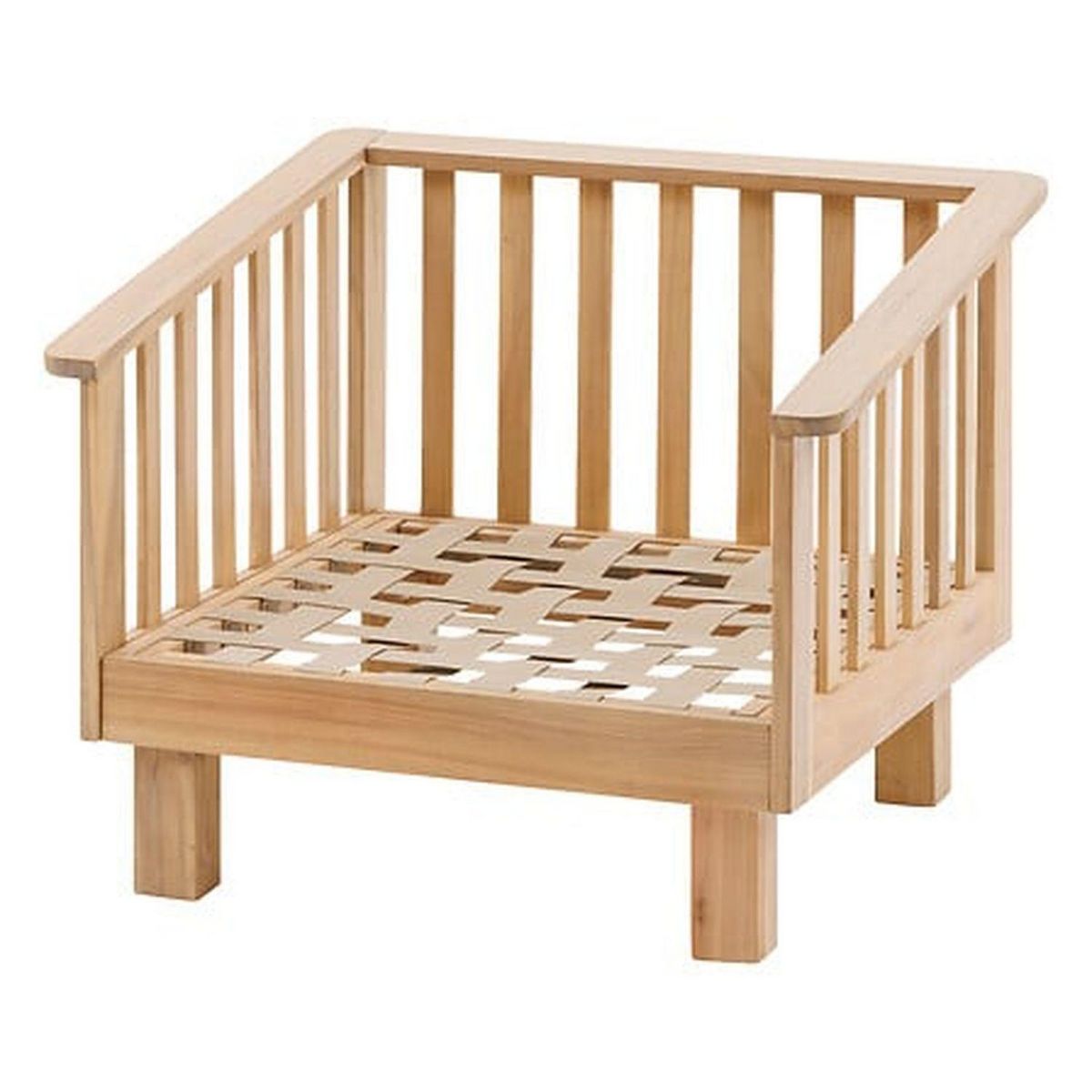 HESPERIDE Fauteuil de salon de jardin en bois XENIA - Marron