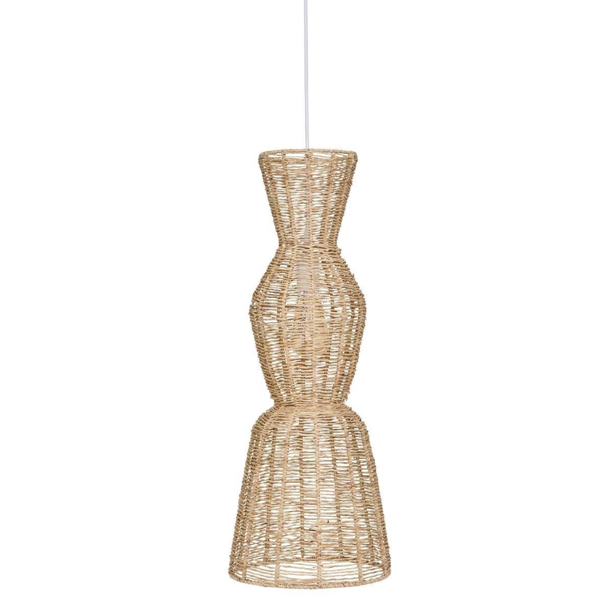 ATMOSPHERA Lampe suspension en jute  titus  68cm naturel