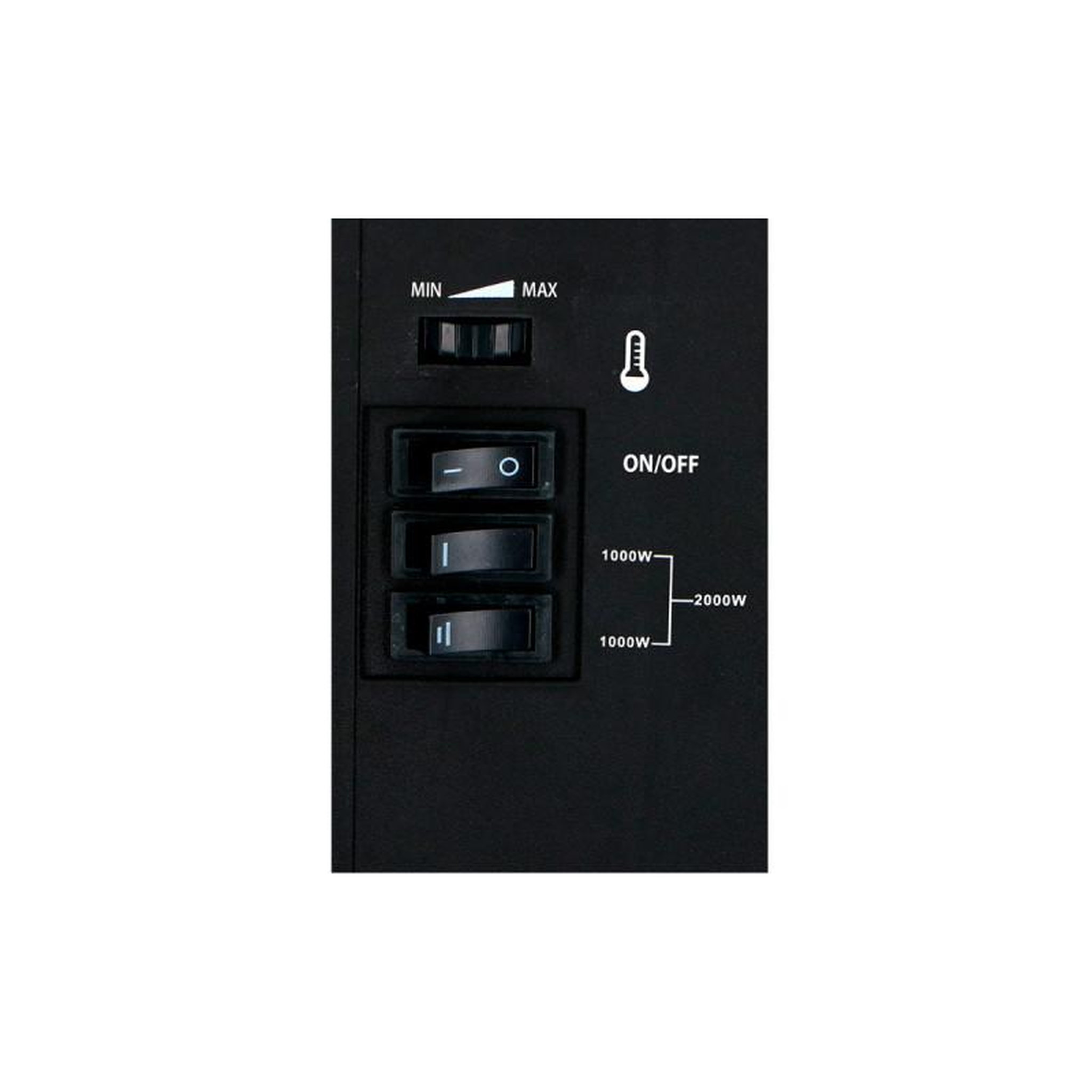 Voir la diapositive 3 : EDM Poêle imitation cheminée à LED EDM - 2000 W - 07195