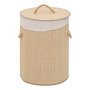 Voir la diapositive 1 : FIVE Panier à Linge en Bambou  Stemy  48L Beige