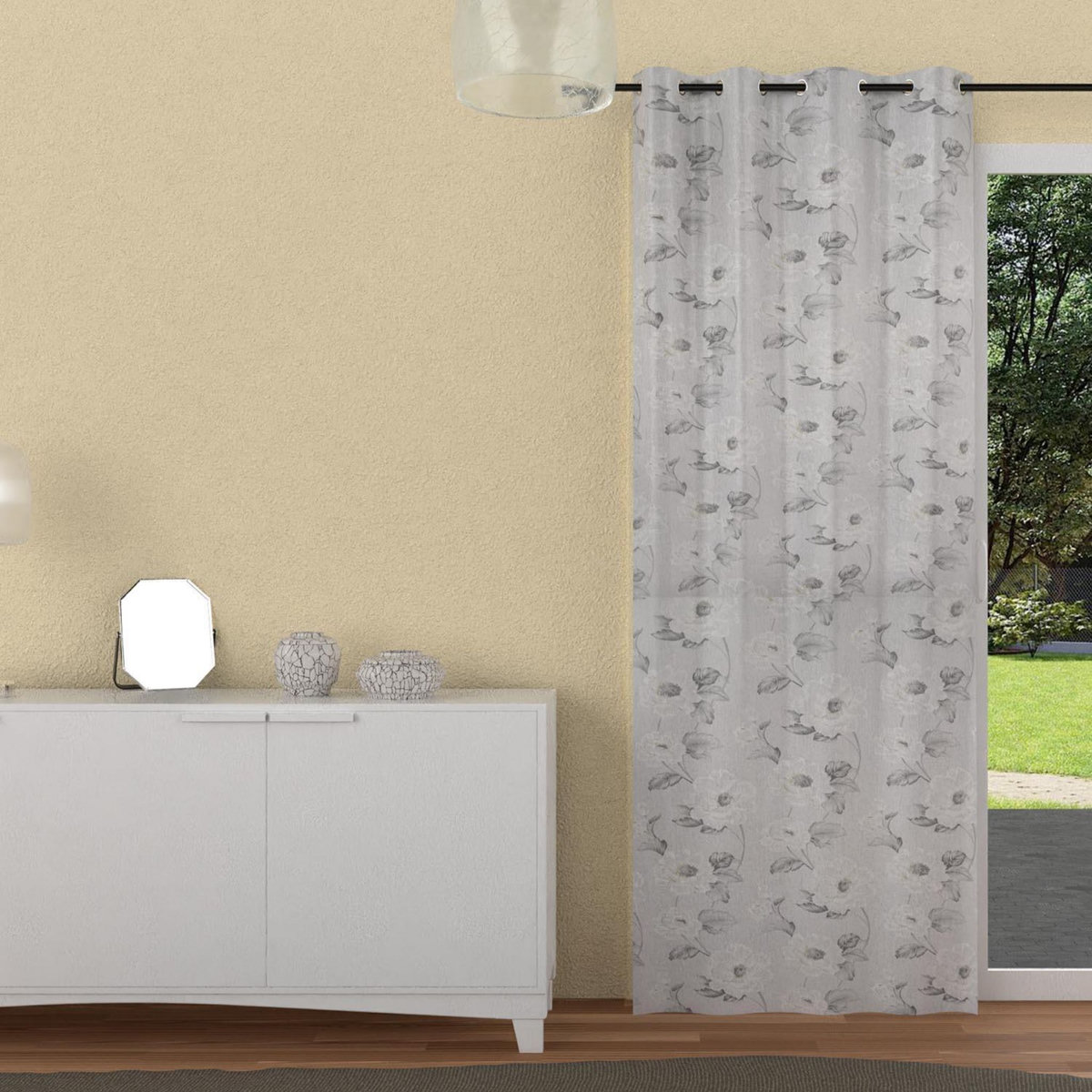 SOLEIL D'OCRE Voile à oeillets 135x250 cm PAOLA, par Soleil d'ocre