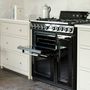 Voir la diapositive 5 : SMEG Piano de cuisson gaz TR93BL