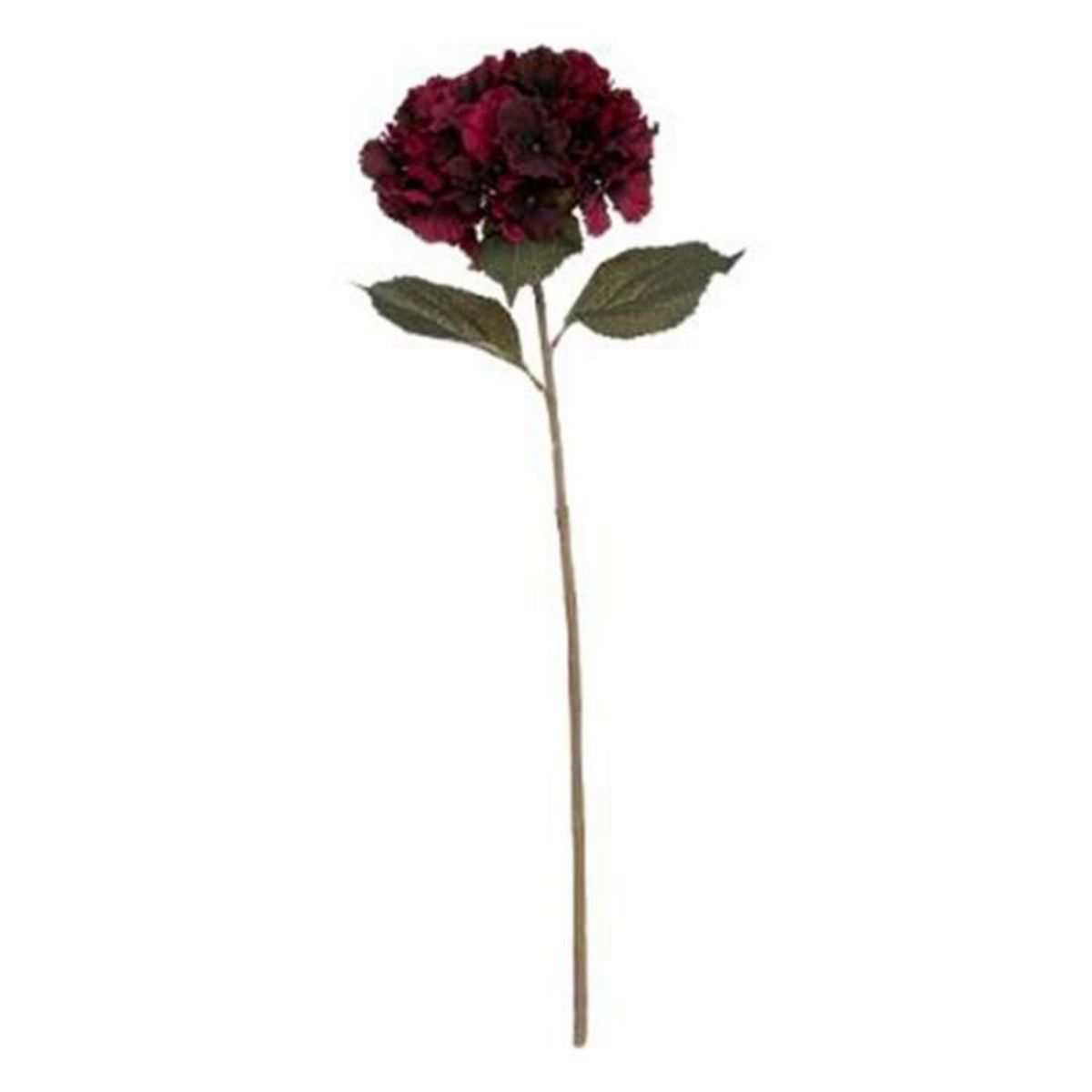 ATMOSPHERA Fleur Artificielle  Hortensia  83cm Rouge Foncé