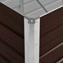 Voir la diapositive 5 : VIDAXL Lit sureleve de jardin Marron 100x40x45 cm Acier galvanise