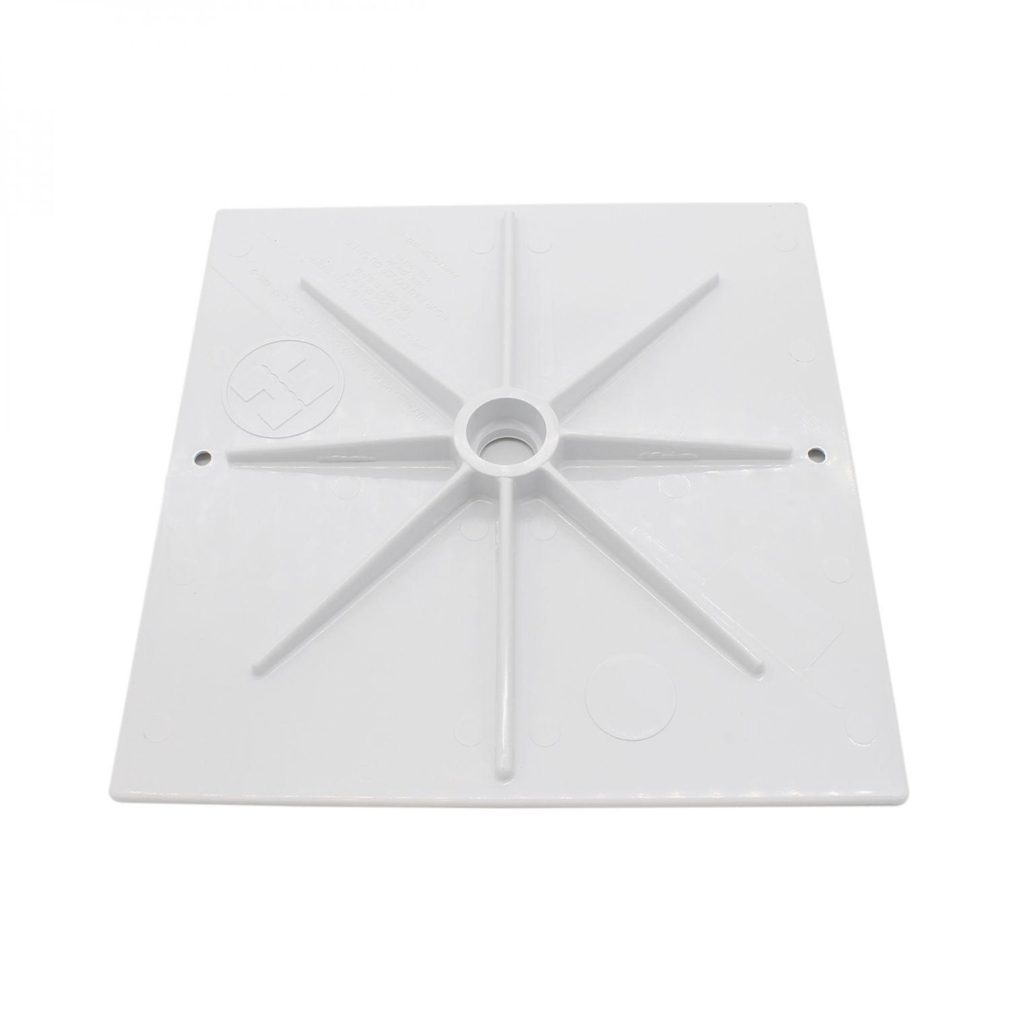 Voir la diapositive 3 : Hayward Couvercle carré pour skimmer de piscine - 25.5 x 25.5 cm - Blanc - SPX1082E