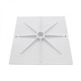 Voir la diapositive 3 : Hayward Couvercle carré pour skimmer de piscine - 25.5 x 25.5 cm - Blanc - SPX1082E
