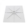 Voir la diapositive 3 : Hayward Couvercle carré pour skimmer de piscine - 25.5 x 25.5 cm - Blanc - SPX1082E