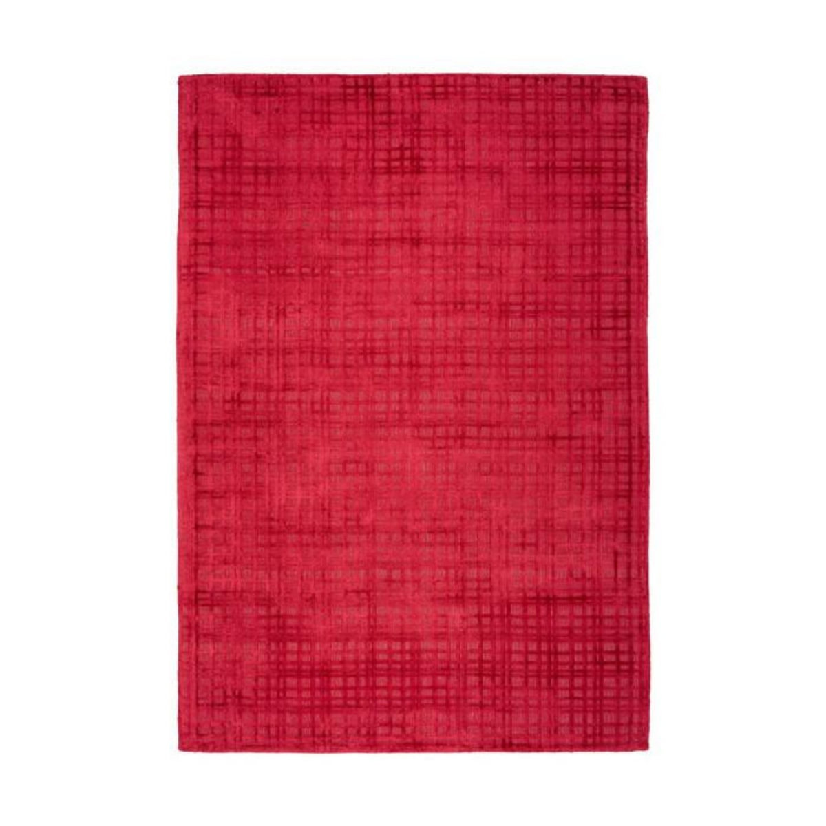 Paris Prix Tapis Tissé à la Main  Karma  Rouge Cerise