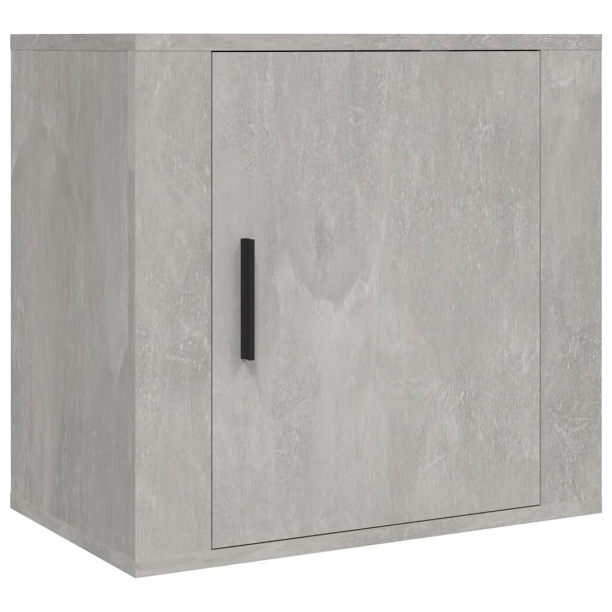 VIDAXL Table de chevet murale Gris beton 50x30x47 cm