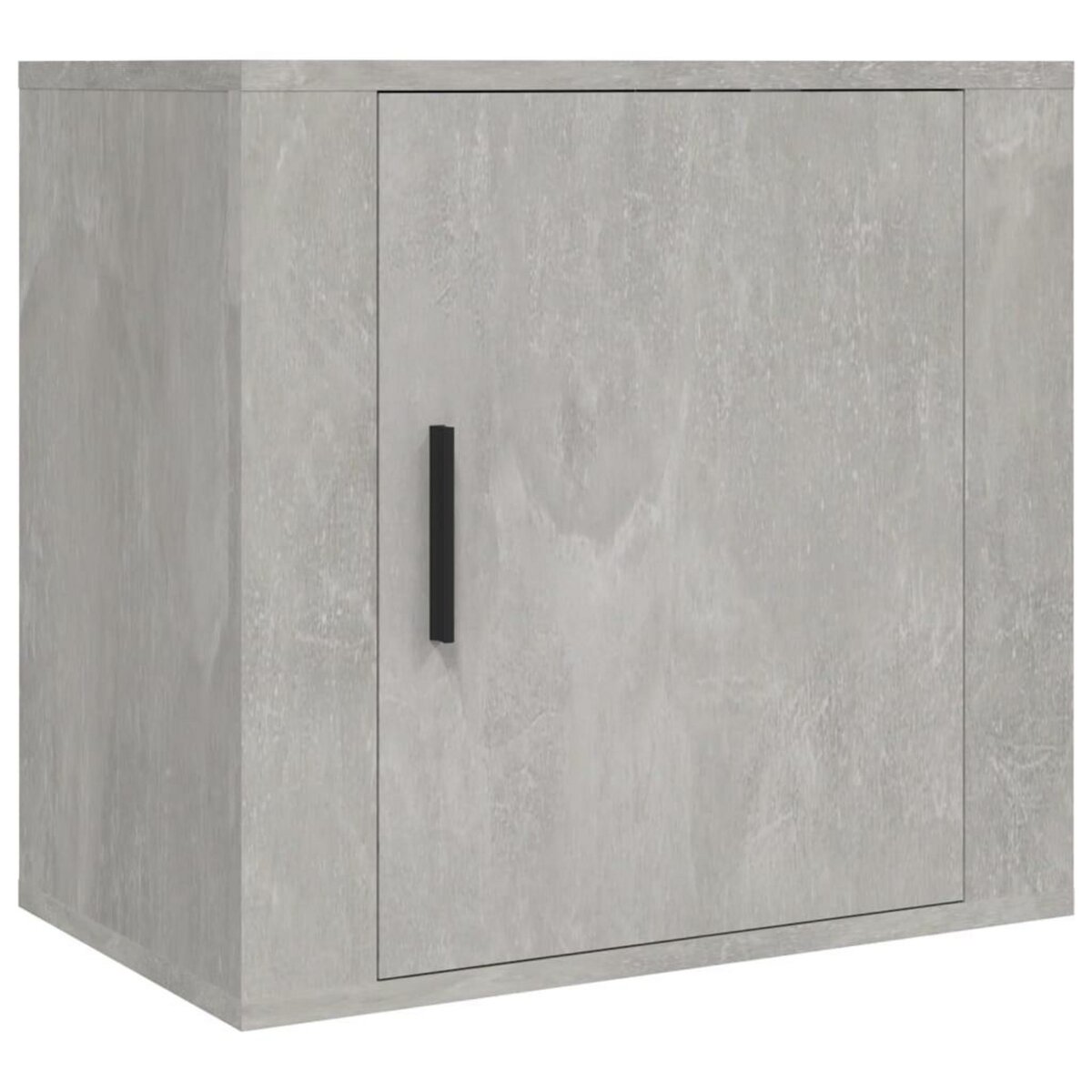 VIDAXL Table de chevet murale Gris beton 50x30x47 cm