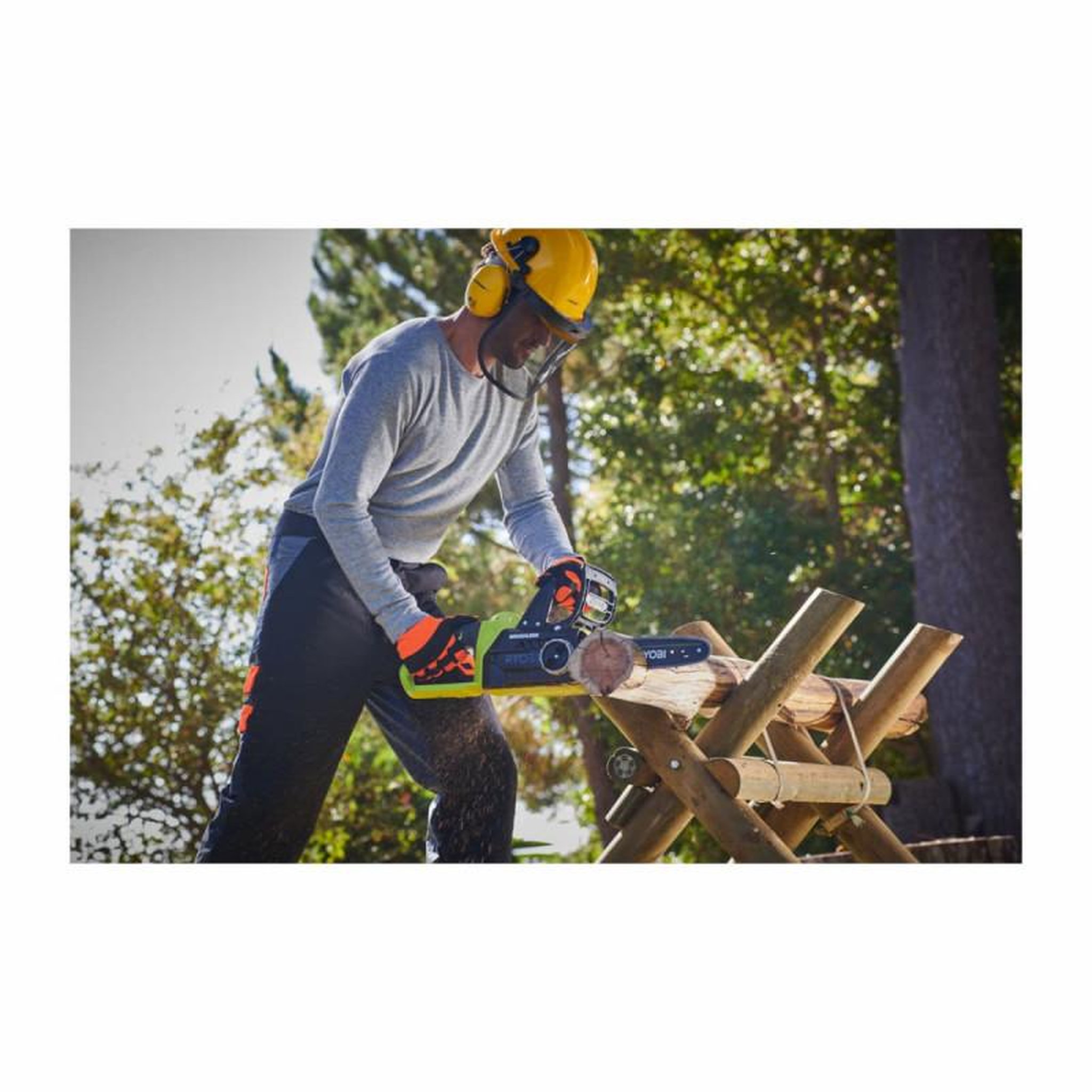 Voir la diapositive 3 : Ryobi Tronçonneuse ryobi - rcs18x3050f - 18v one+ brushless - 1 batterie 5.0 ah - 1 chargeur
