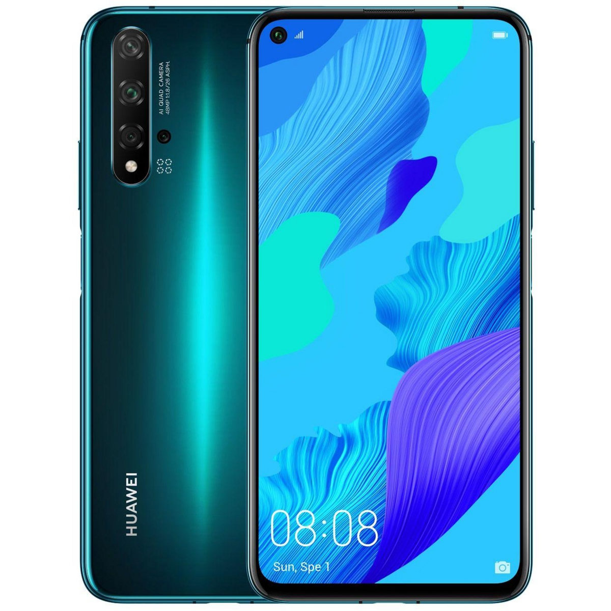 HUAWEI Nova 5T (Dual Sim) Reconditionné 128 Go - Grade A+ - Vert