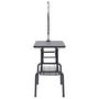 Voir la diapositive 4 : VIDAXL Table de toilettage reglable de chiens avec 1 boucle et panier