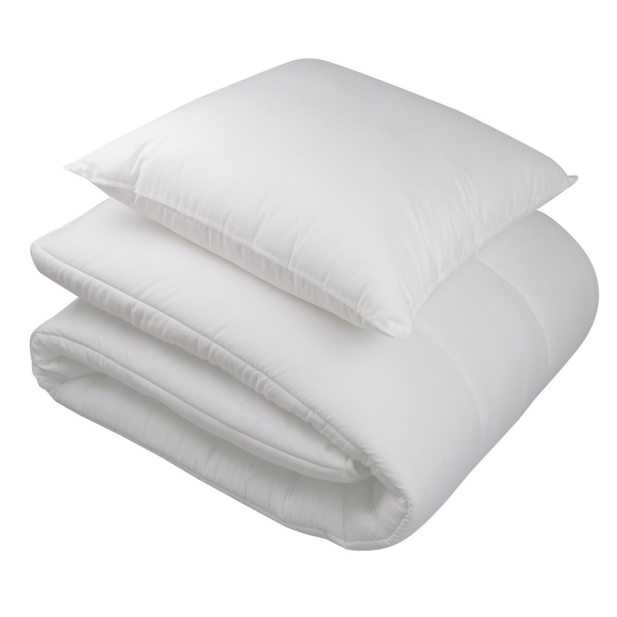 DODO Pack couette chaude anti-acariens en microfibre 400 g/m² + oreiller(s) COCON D'HIVER