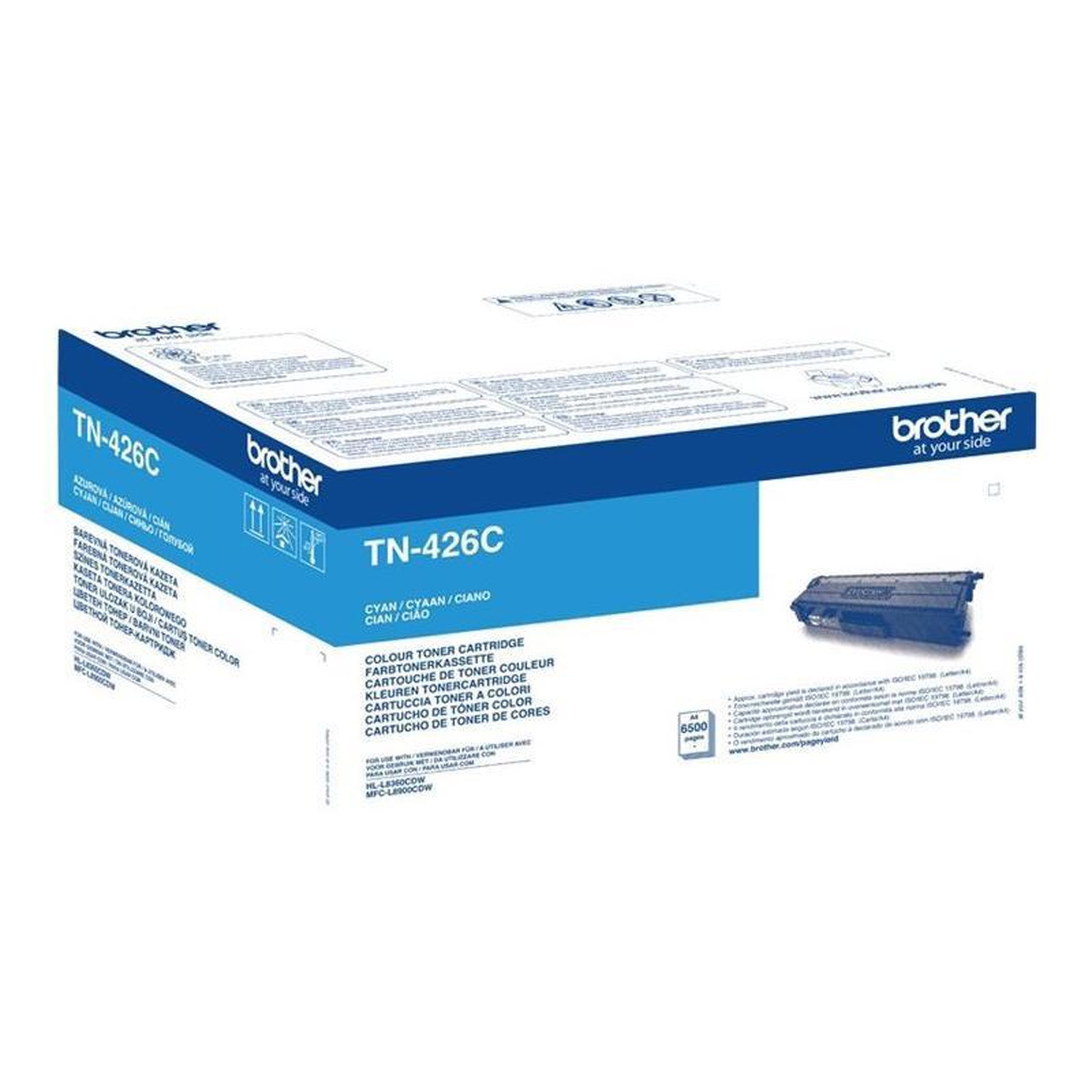 Voir la diapositive 2 : Brother Brother Toner TN-426 TN426 Cyan 6,5k (TN426C)