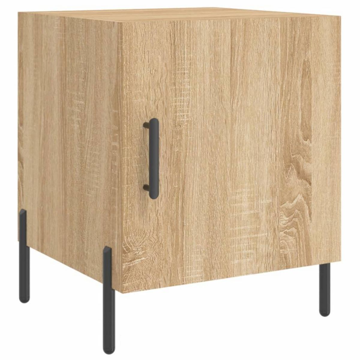 VIDAXL Tables de chevet 2 pcs chene sonoma 40x40x50 cm bois ingenierie