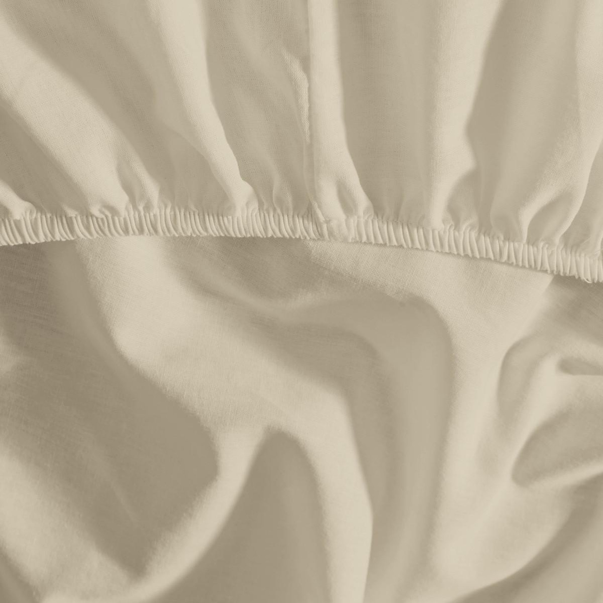 Voir la diapositive 2 : Sensei Maison Drap housse en percale lavée bonnet 30 cm HOME WASHED