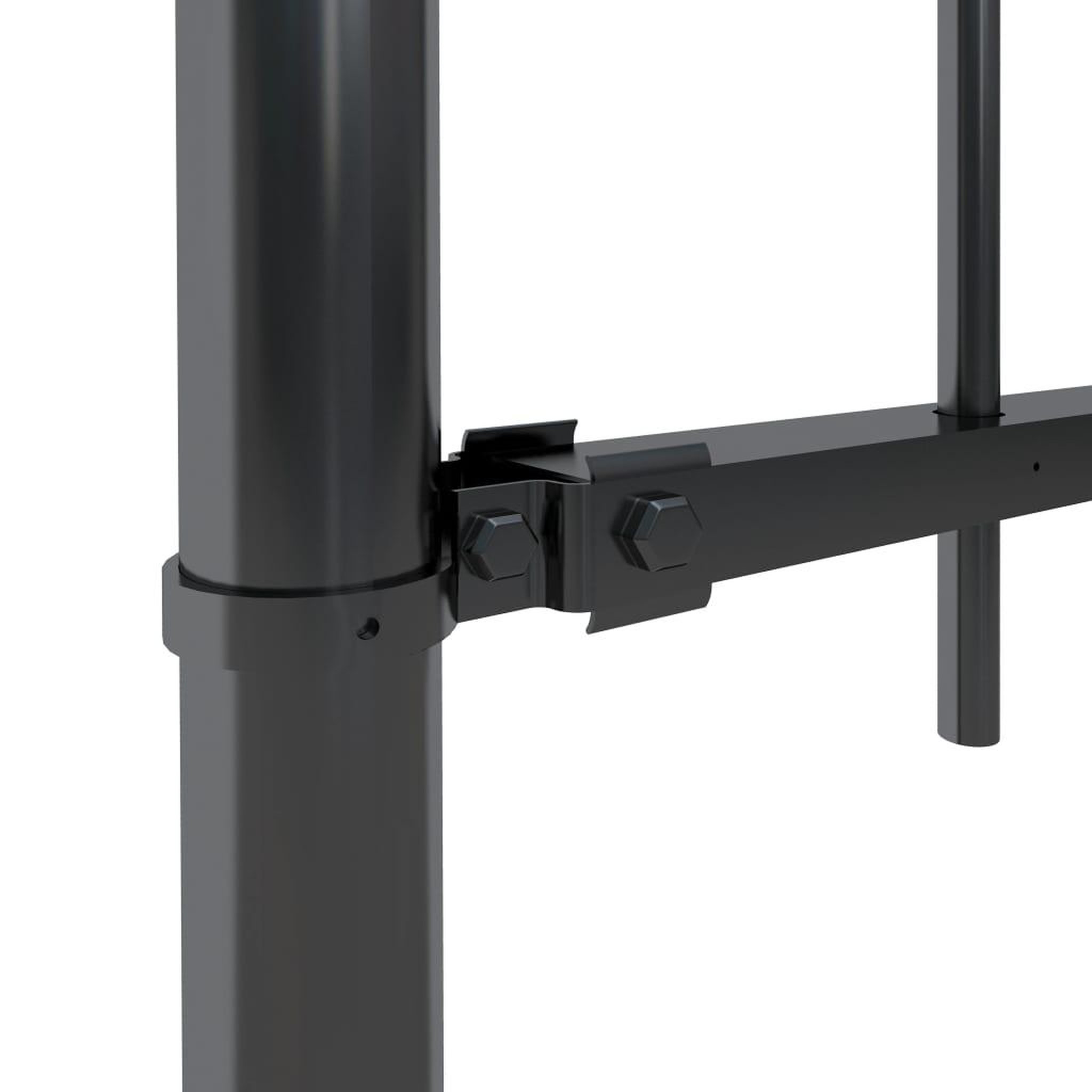 Voir la diapositive 3 : VIDAXL Cloture de jardin avec dessus en lance Acier 1,7 x 1 m Noir