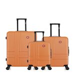 SWISS KOPPER SWISS KOPPER  -  Lot de 3  -  Valise grand format, valise weekend et valise cabine USTER. Coloris disponibles : Beige, Vert, Rose, Noir, Gris, Orange, Bleu