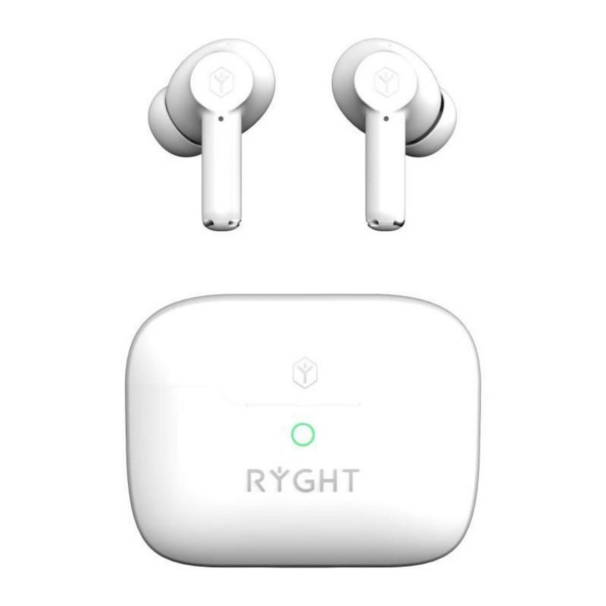 RYGHT Ecouteurs sans fil - Bluetooth 5.3 - RYGHT - Jumo ANC - Blanc