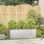 Voir la diapositive 3 : VIDAXL Jardiniere 120x40x40 cm acier inoxydable
