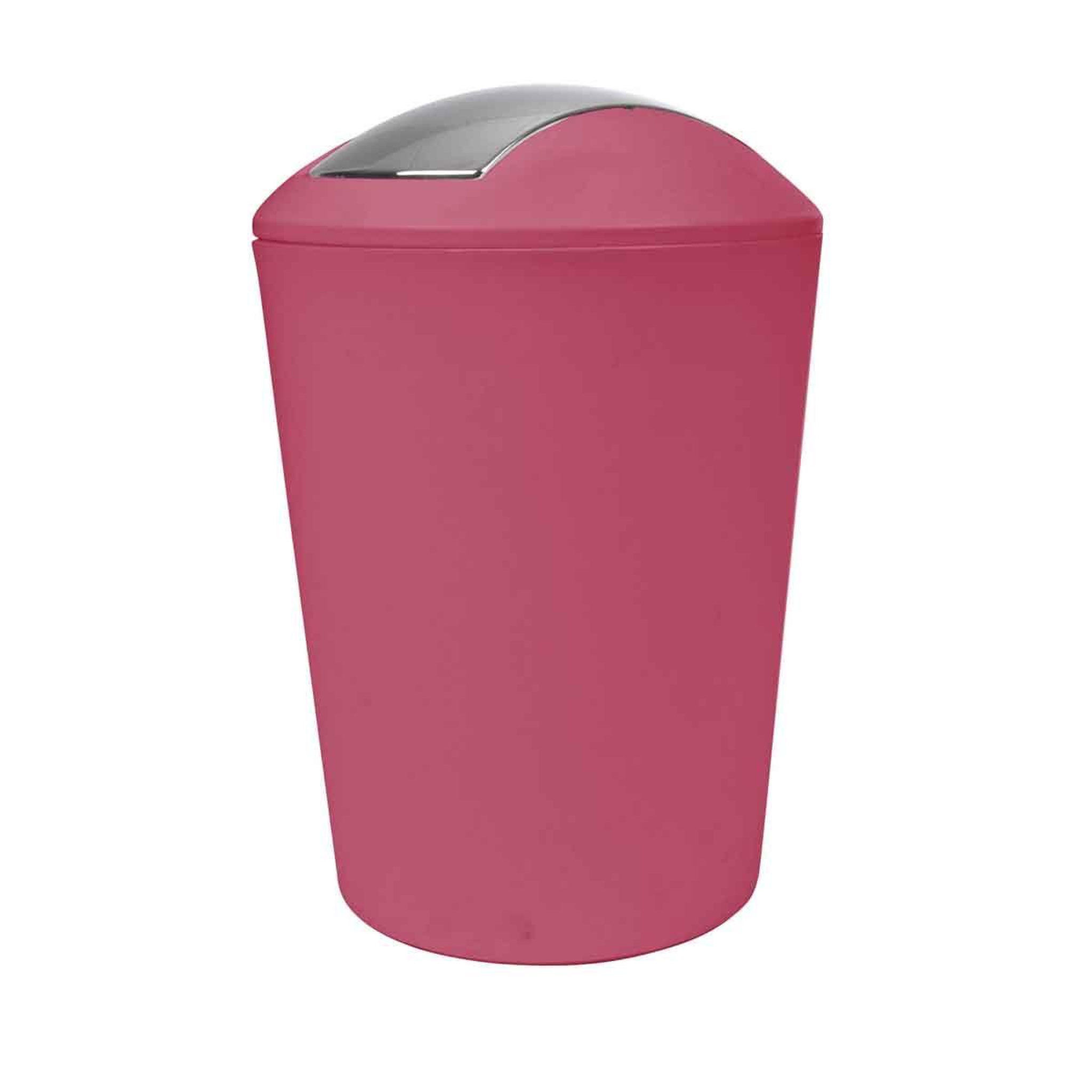 Douceur d'Intérieur Poubelle à bascule  vitamine  5,6l framboise