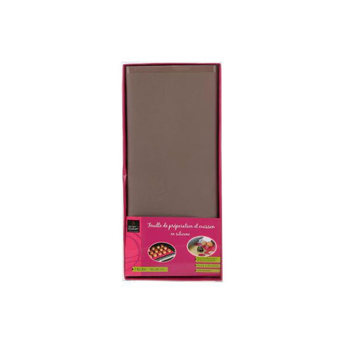 FIVE Feuille de Cuisson Silicone  Gourmand  38cm Taupe