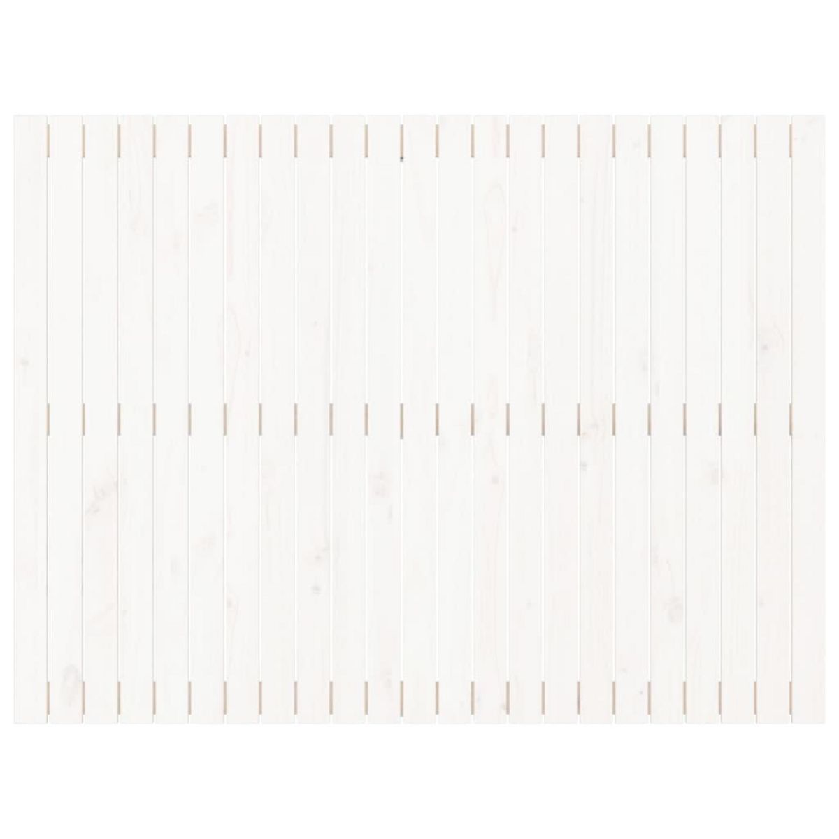 VIDAXL Tete de lit murale Blanc 146,5x3x110 cm Bois massif de pin