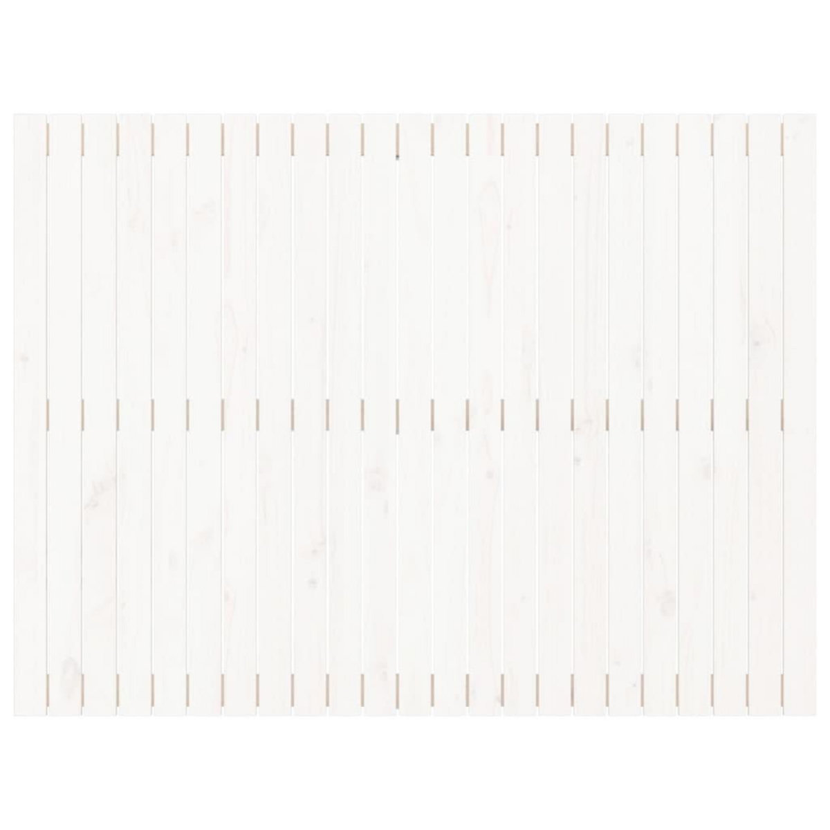 VIDAXL Tete de lit murale Blanc 146,5x3x110 cm Bois massif de pin