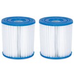 SUMMER WAVES Lot de 2 cartouches filtre I pour piscine  H 9 cm x Ø 7,8 cm