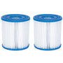 Voir la diapositive 1 : SUMMER WAVES Lot de 2 cartouches filtre I pour piscine  H 9 cm x Ø 7,8 cm