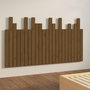 Voir la diapositive 4 : VIDAXL Tete de lit murale Marron miel 146,5x3x80 cm Bois massif de pin