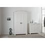 Voir la diapositive 4 : Armoire 2 portes en bois massif HEDDA 