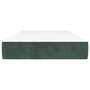 Voir la diapositive 3 : VIDAXL Matelas de lit a ressorts ensaches Vert fonce 80x200x20 cm