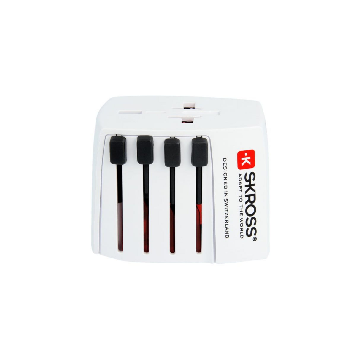 Skross Adaptateur de voyage universel + 2 USB-A